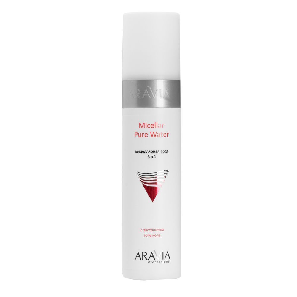 Мицеллярная вода ARAVIA Professional, Мицеллярная вода 3 в 1 с экстрактом готу кола
Мицеллярная вода ARAVIA Professional, Мицеллярная вода 3 в 1 с экстрактом готу кола