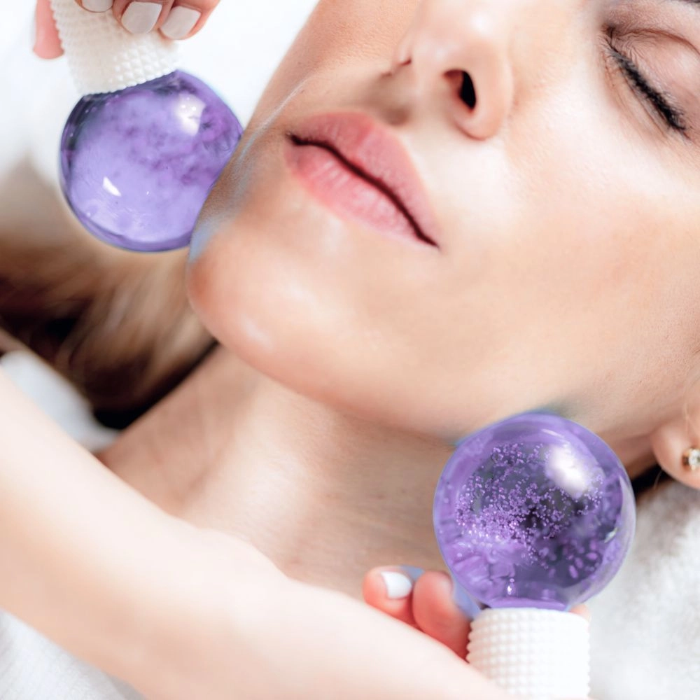 Массаж лица криосферами