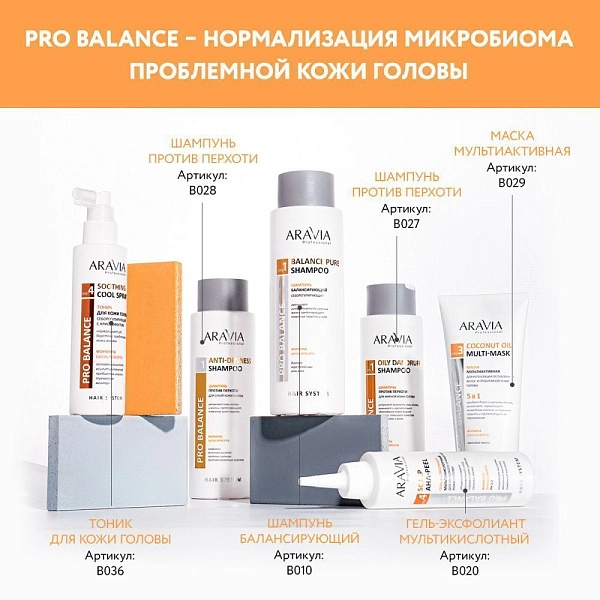 Шампунь против перхоти для глубокого очищения кожи головы и волос Total Control Shampoo, 420 мл