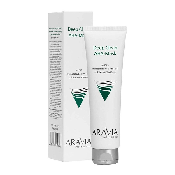 Маска с глиной и AHA-кислотами для лица