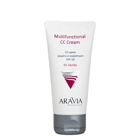 CC-крем защитный SPF-20 для лица Multifunctional CC Cream / 01 ванильный, 50 мл
