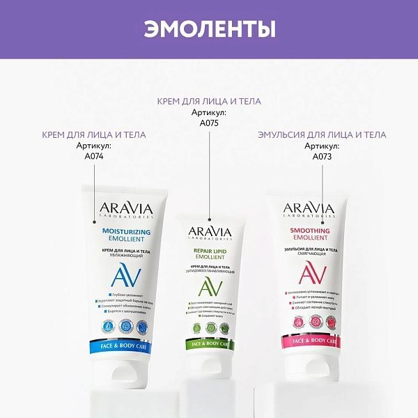 Крем для лица и тела липидовосстанавливающий Repair Lipid Emollient, 200 мл