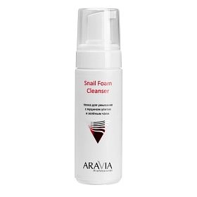 Пенка для умывания с муцином улитки и зелёным чаем Snail Foam Cleanser, 160 мл