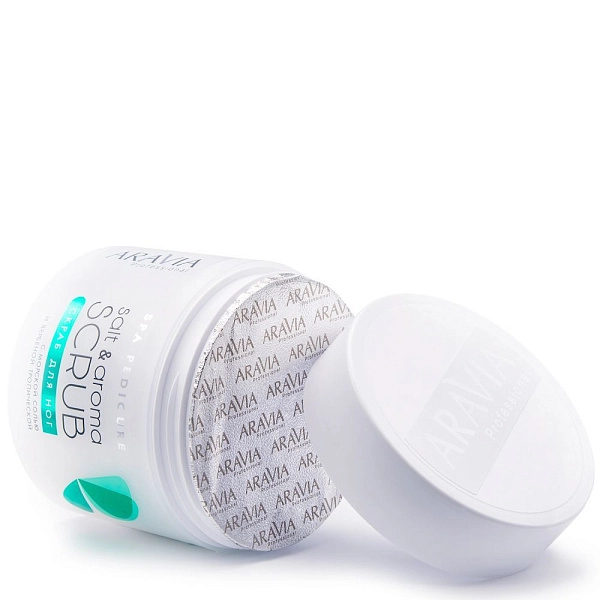 Скраб для ног с морской солью и вербеной тропической Salt&Aroma Scrub, 300мл/380 г