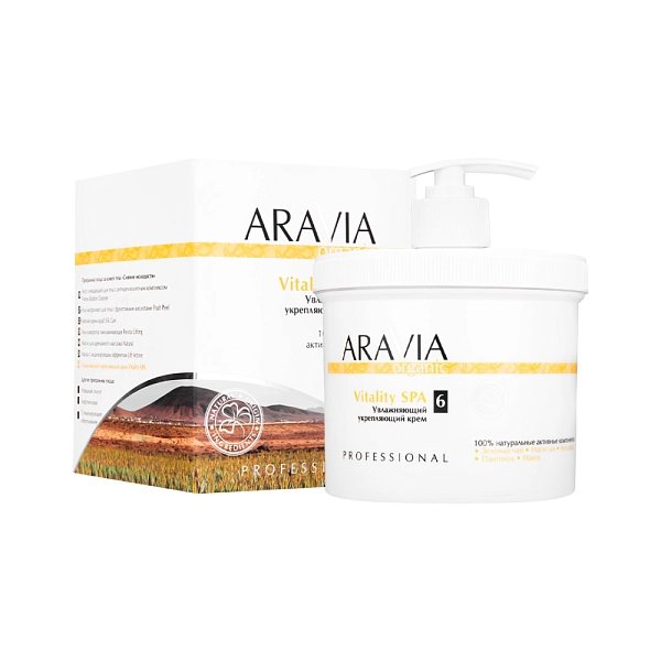 Крем увлажняющий укрепляющий Vitality SPA, 550 мл