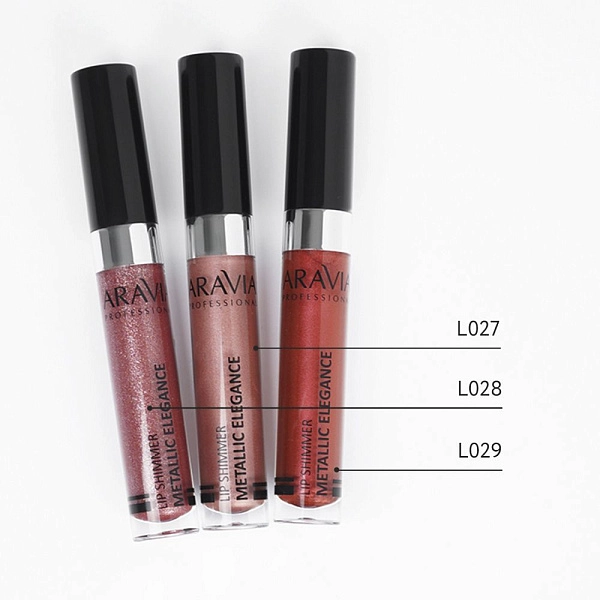 Жидкая помада-металлик для губ / 04 розово-коричневый