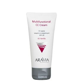 CC-крем защитный SPF-20 для лица Multifunctional CC Cream / 01 ванильный, 50 мл