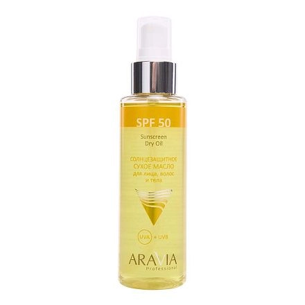 Солнцезащитное сухое масло для лица, волос и тела SPF-50