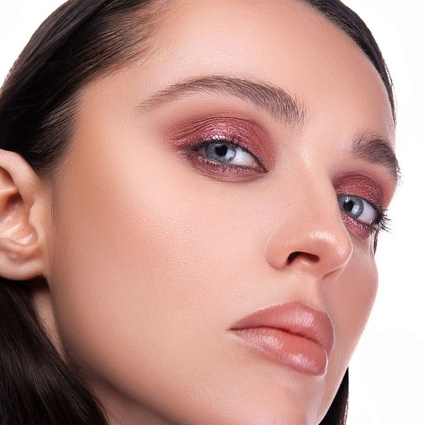 Жидкие сияющие тени / вишнево-серебристый дуохром