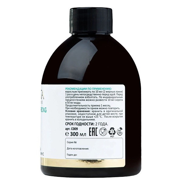 Пищевая добавка сироп с пребиотиками