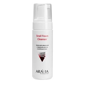 Пенка для умывания с муцином улитки и зелёным чаем Snail Foam Cleanser, 160 мл