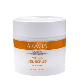 Гель-скраб против вросших волос Papain Gel-Scrub, 300мл