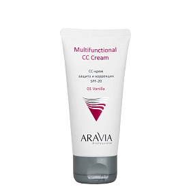 CC-крем защитный SPF-20 для лица Multifunctional CC Cream / 01 ванильный, 50 мл