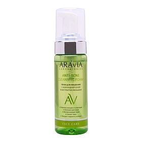 Пенка для умывания с коллоидной серой и экстрактом женьшеня Anti-Acne Cleansing Foam, 150 мл