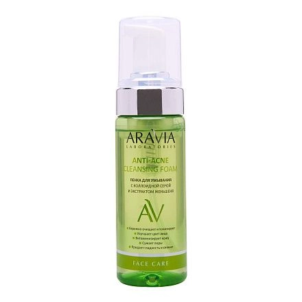 Пенка для умывания с коллоидной серой и экстрактом женьшеня