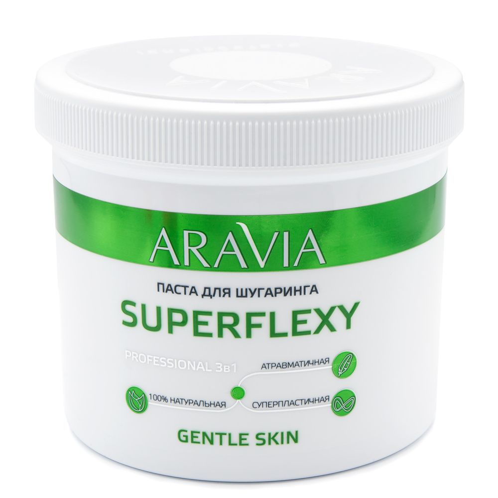 

Пасты для шугаринга СУПЕРФЛЕКСИ ARAVIA Professional, Паста для шугаринга SUPERFLEXY Gentle Skin, 750 г