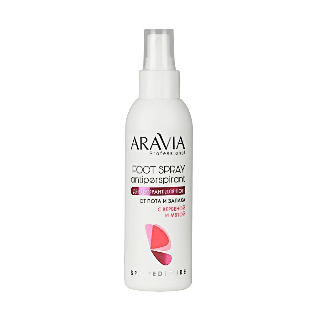 

Дезодоранты для ног ARAVIA Professional, Дезодорант для ног от пота и запаха с вербеной и мятой
