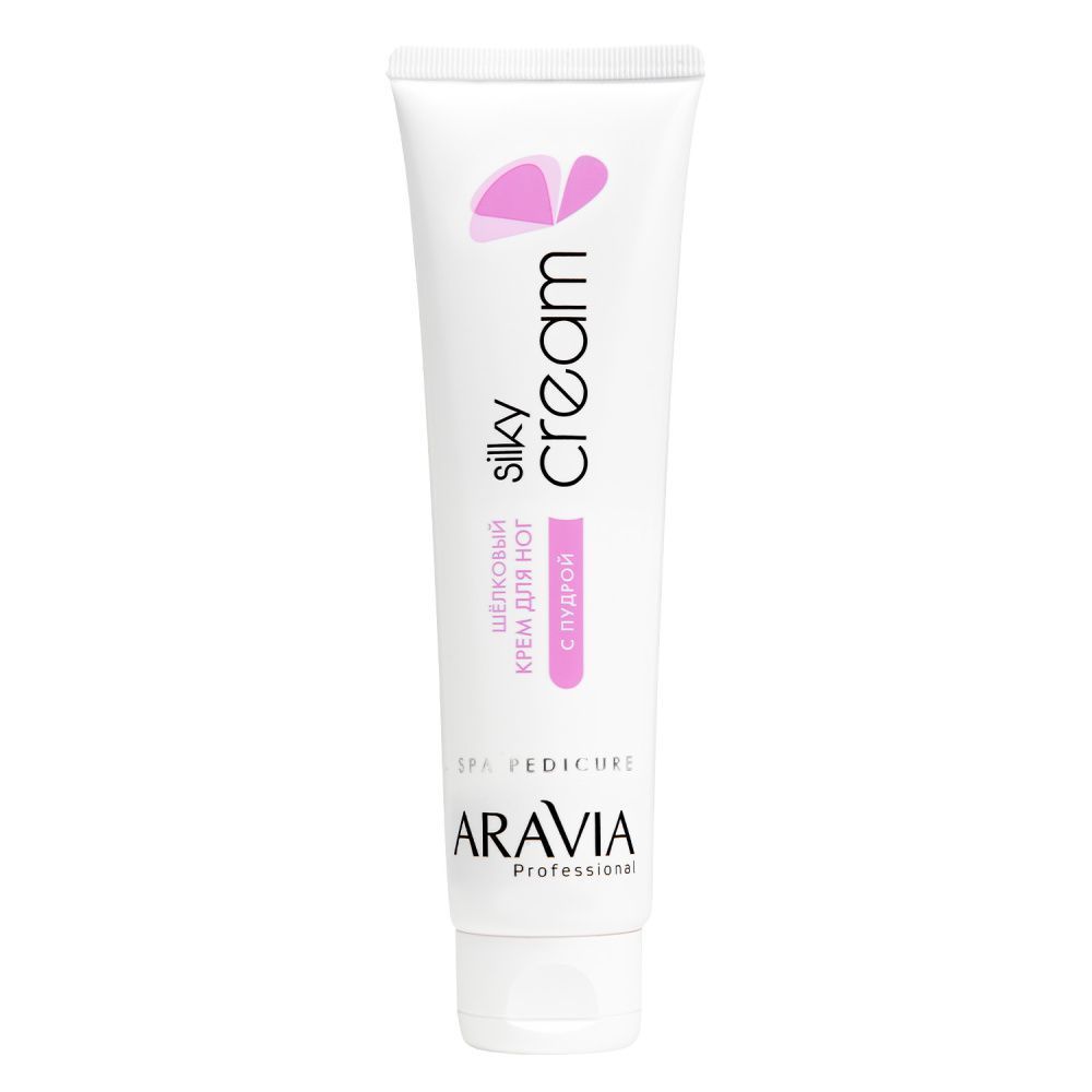 

Кремы для ног ARAVIA Professional, Крем для ног шёлковый с пудрой Silky Cream, 100 мл
