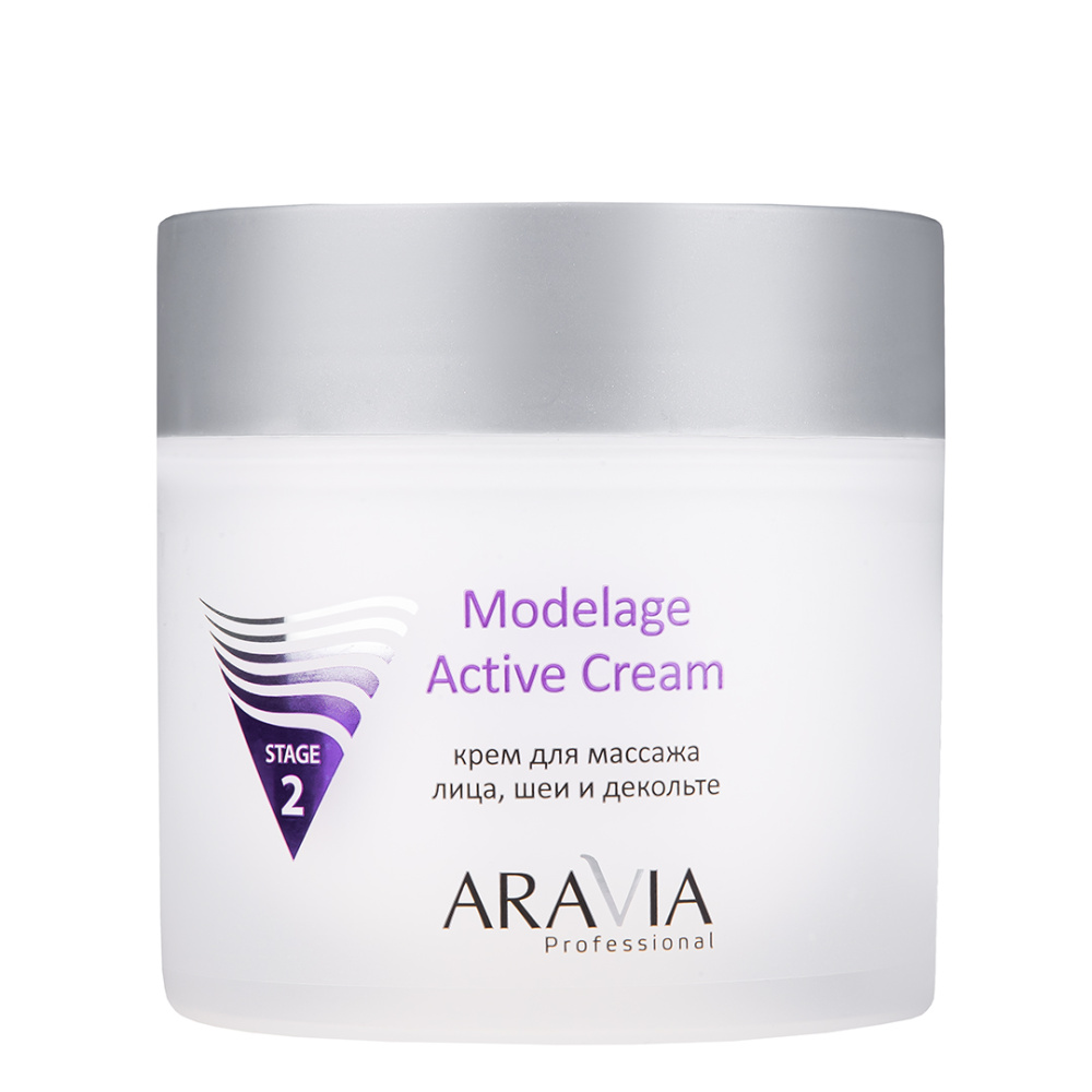 

Средства для массажа ARAVIA Professional, Крем для массажа лица, шеи и декольте Modelage Active Cream, 300 мл