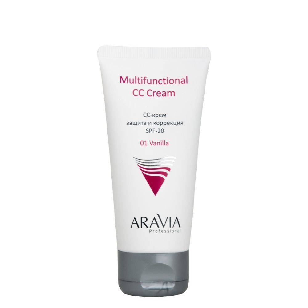 

Солнцезащитные средства ARAVIA Professional, СС-крем с уровнем защиты 20 / 01 ванильный