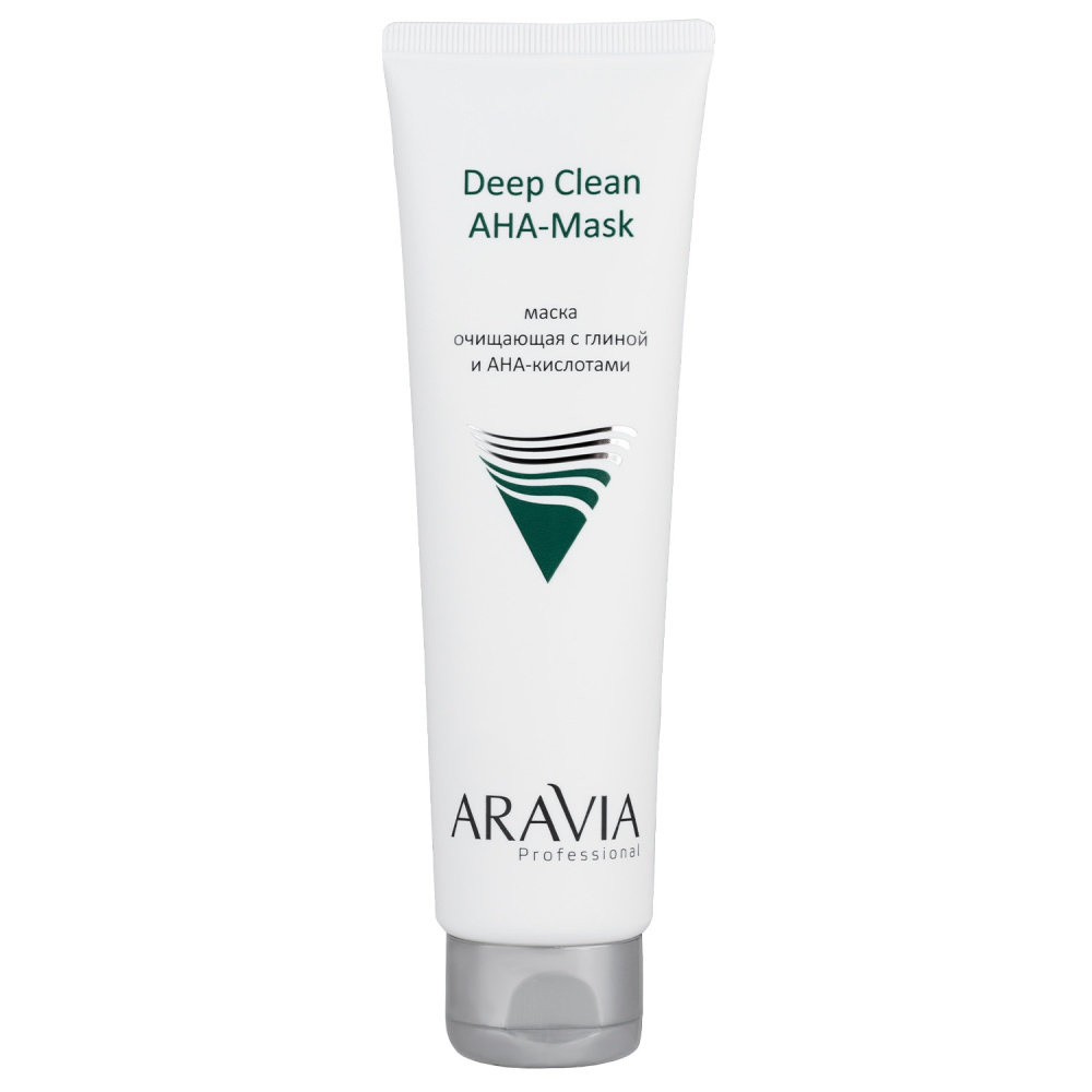 Маска очищающая с глиной и AHA-кислотами для лица Deep Clean AHA-Mask, 100 мл ARAVIA Professional