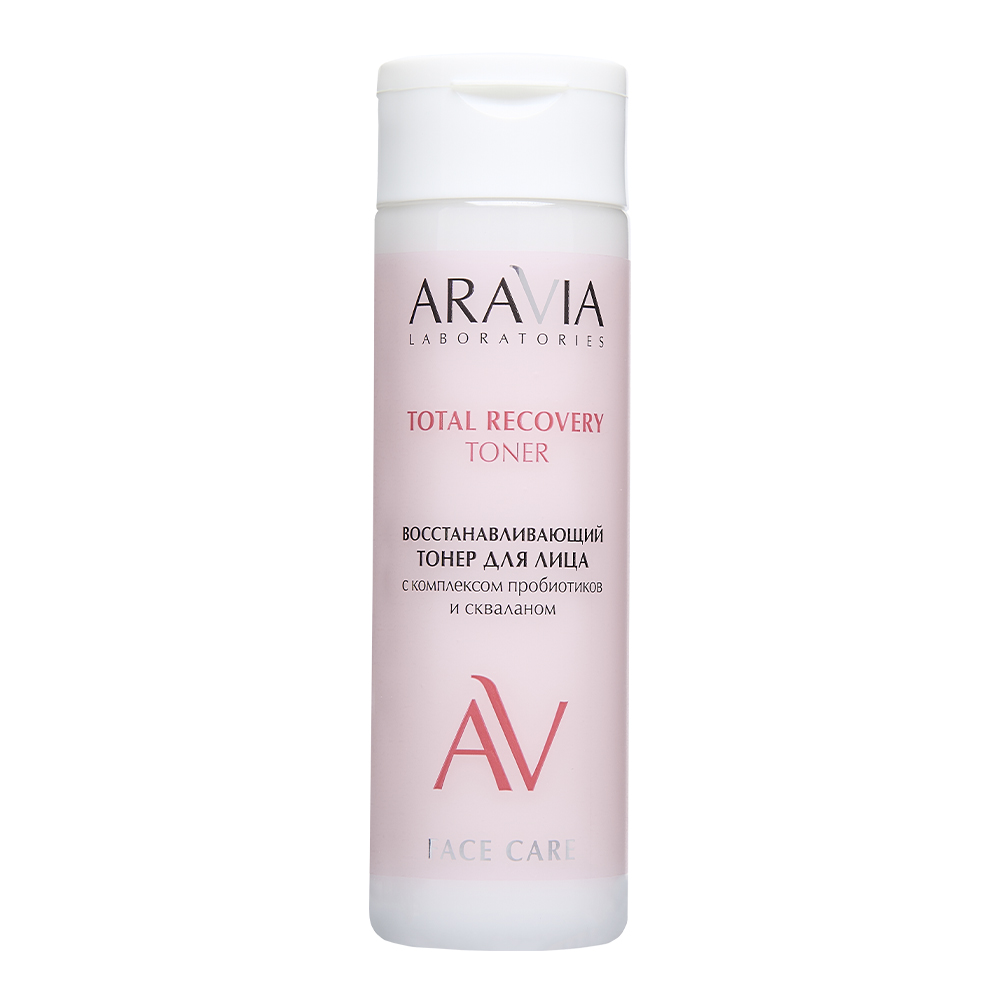

Тонеры ARAVIA Laboratories, Восстанавливающий тонер для лица с комплексом пробиотиков и скваланом Total Recovery Toner, 200 мл