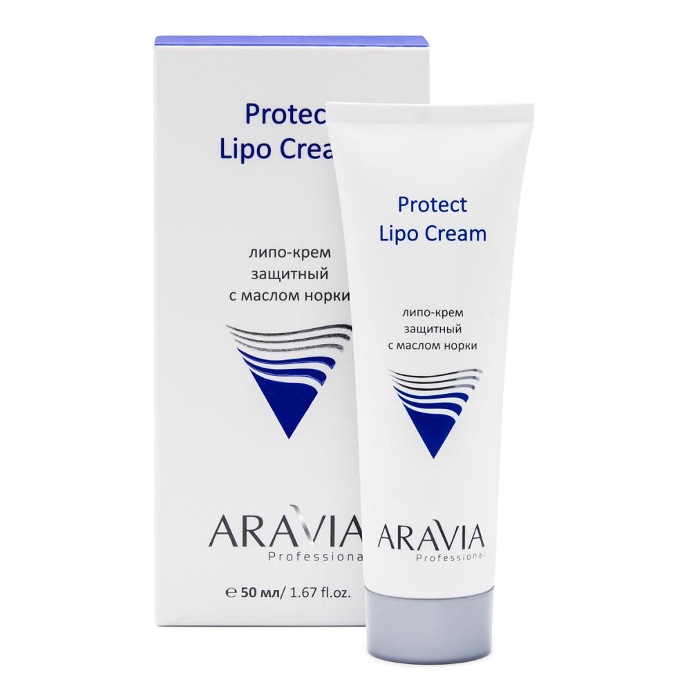 Липо-крем защитный с маслом норки Protect Lipo Cream, 50 мл ARAVIA Professional - фото 1