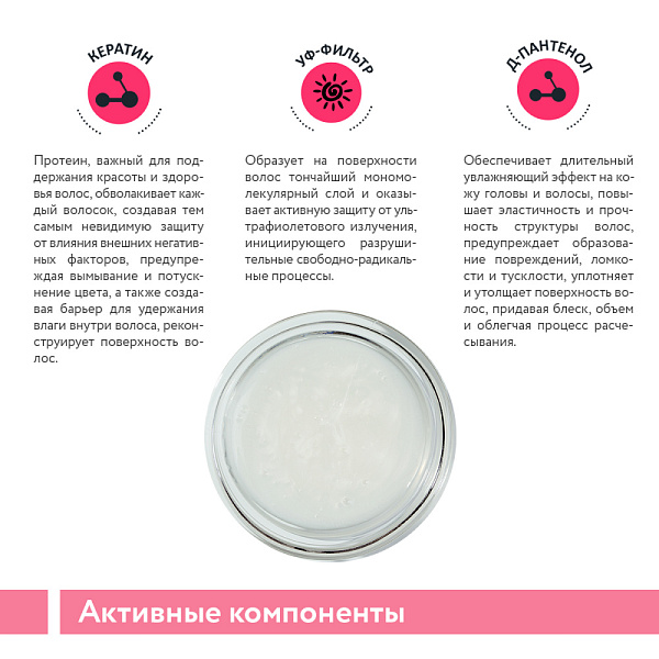 Шампунь с кератином для защиты структуры и цвета поврежденных и окрашенных волос Keratin Repair Shampoo, 420 мл