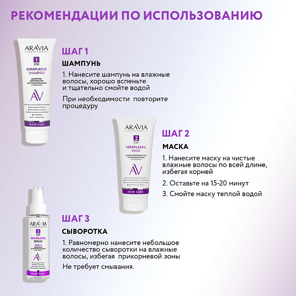 Набор для ухода за волосами и кожей головы Keratin Treatment Hair