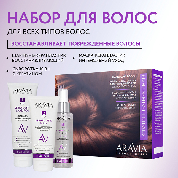 Набор для ухода за волосами и кожей головы Keratin Treatment Hair