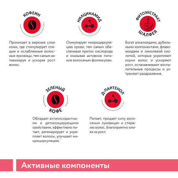 Спрей-активатор для роста волос укрепляющий и тонизирующий Grow Active Booster, 150 мл