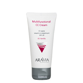 CC-крем защитный SPF-20 для лица Multifunctional CC Cream / 01 ванильный, 50 мл