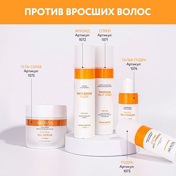 Пудра энзимная очищающая против вросших волос