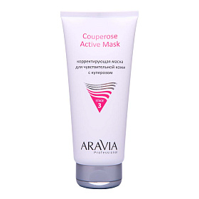 Корректирующая маска для чувствительной кожи с куперозом Couperose Active Mask, 200 мл