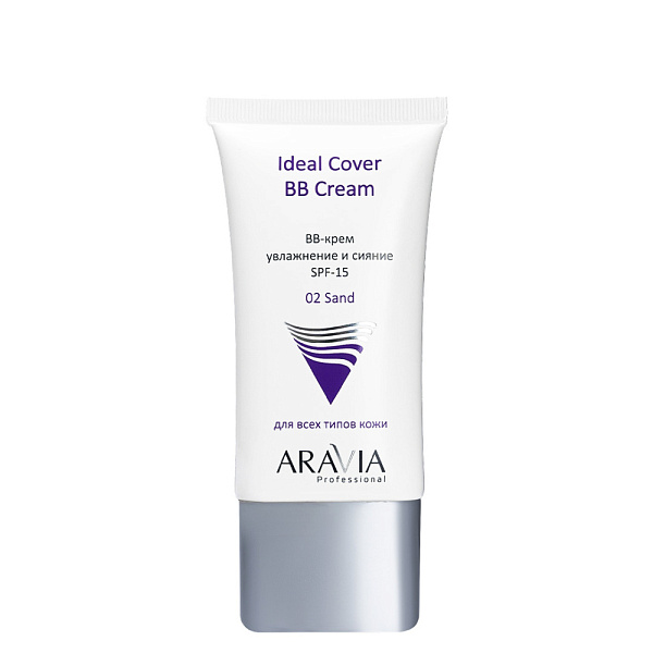 BB-крем увлажняющий SPF-15 для лица Ideal Cover BB-Cream / 02 песочный, 50 мл