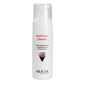 Пенка для умывания с муцином улитки и зелёным чаем Snail Foam Cleanser, 160 мл