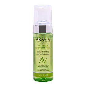 Пенка для умывания с коллоидной серой и экстрактом женьшеня Anti-Acne Cleansing Foam, 150 мл