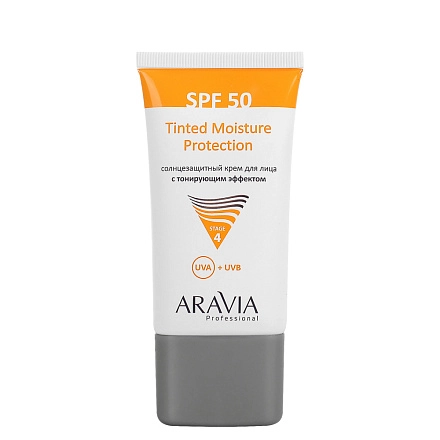 Солнцезащитный крем для лица с тонирующим эффектом SPF-50 Tinted ...