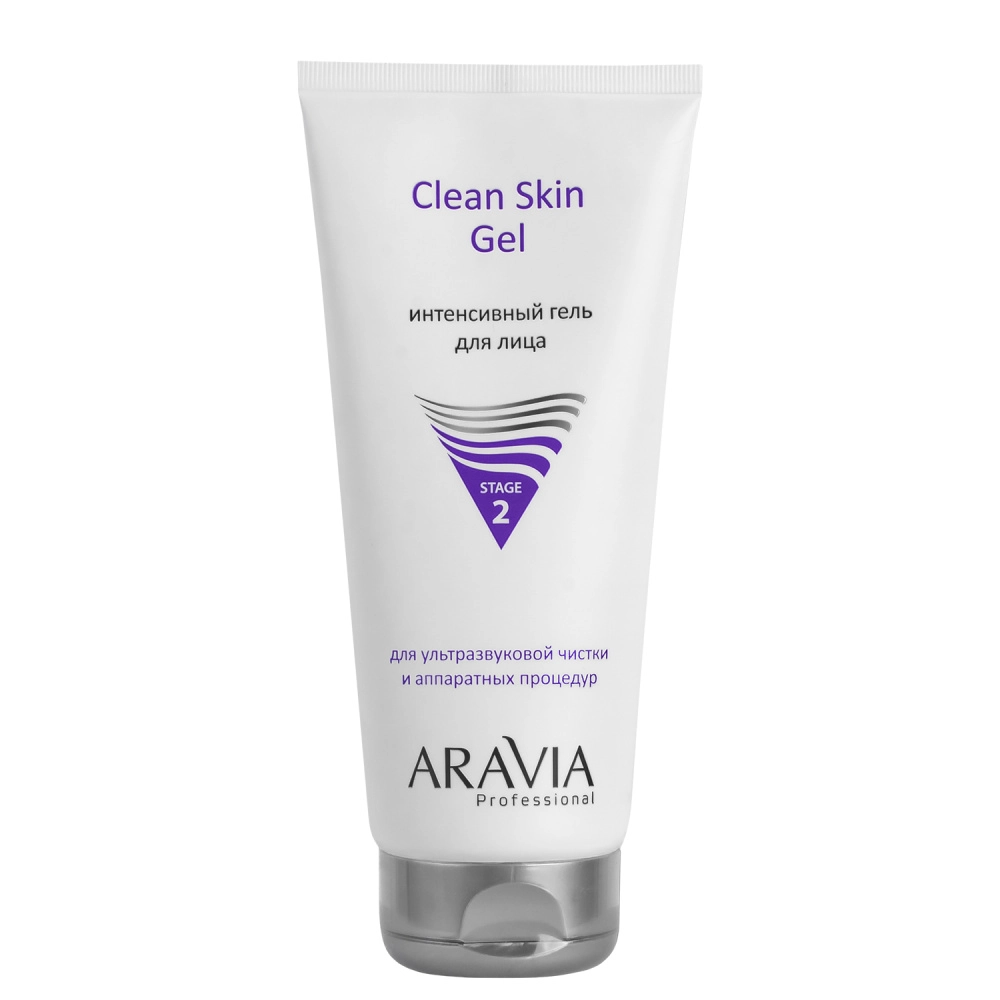 Интенсивный гель для ультразвуковой чистки лица и аппаратных процедур Clean  Skin Gel, 200 мл, Артикул: 6213 – купить в официальном интернет-магазине  Aravia