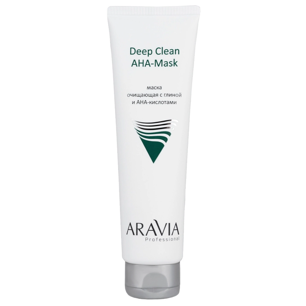 Маска очищающая с глиной и AHA-кислотами для лица Deep Clean AHA-Mask, 100 мл ARAVIA Professional - фото 1