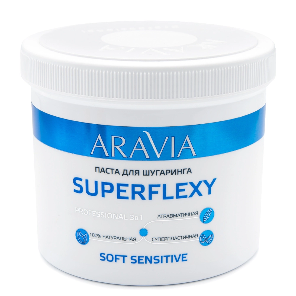 Паста для шугаринга SUPERFLEXY Soft Sensitive, 750 г ARAVIA Professional