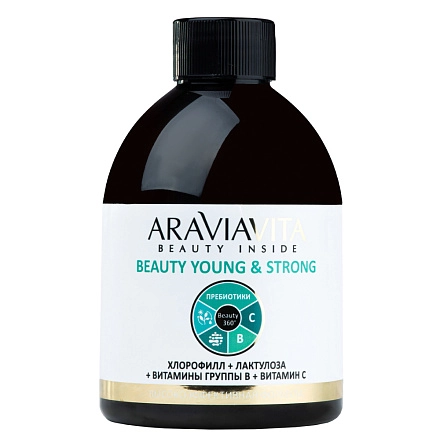 Пищевая добавка сироп с пребиотиками «Beauty Young and Strong Хлорофилл ...