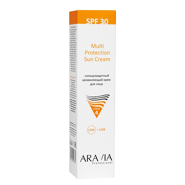 Cолнцезащитный увлажняющий крем для лица Multi Protection Sun Cream SPF 30, 100 мл