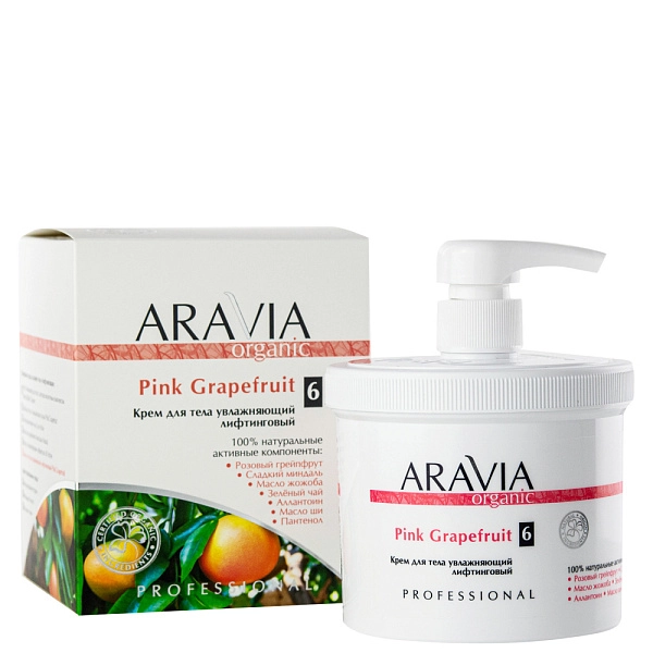 Крем для тела увлажняющий лифтинговый Pink Grapefruit, 550 мл