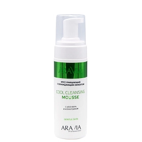 Мусс очищающий с охлаждающим эффектом с алоэ вера и аллантоином Cool Cleansing Mousse, 160 мл
