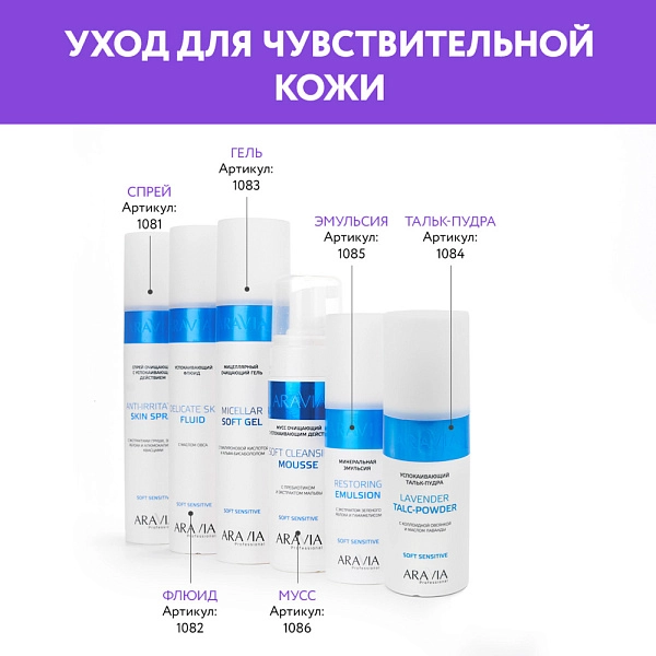 Мусс очищающий с успокаивающим действием Soft Cleansing Mousse, 160 мл
