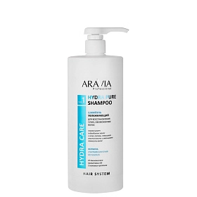 Шампунь увлажняющий для восстановления сухих, обезвоженных волос Hydra Pure Shampoo бессульфатный, 1000 мл