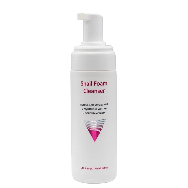 Пенка для умывания с муцином улитки и зелёным чаем Snail Foam Cleanser, 160 мл