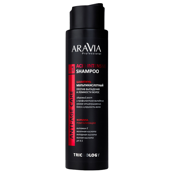 Шампунь мультикислотный против выпадения и ломкости волос Acid Intensive Shampoo, 420 мл